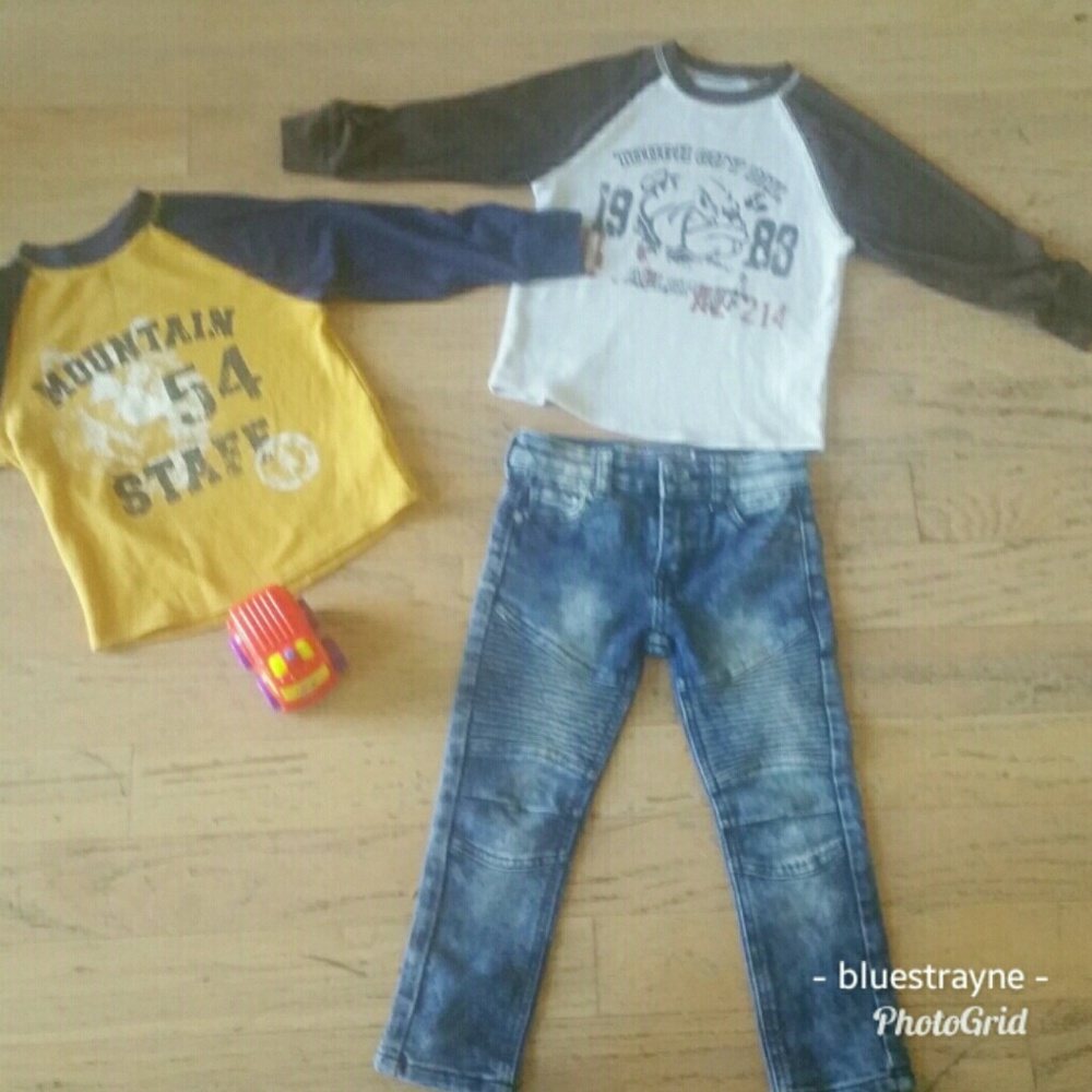 Boy's 3 Piece Set GS-115 Jeans Arizona LS Size 3T